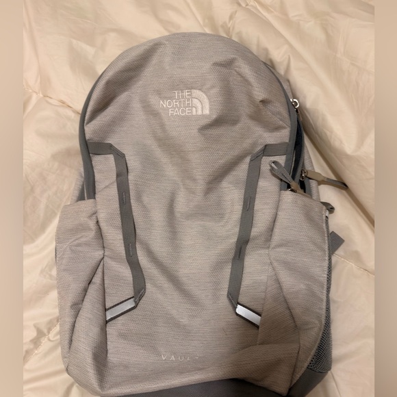 The North Face Light Gray Backpack